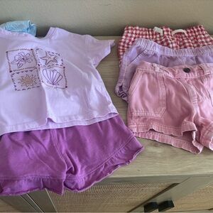 Cat & Jack Pink and Purple Kids Matching Set